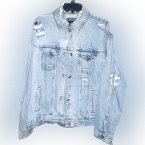 Ripped Denim Jacket